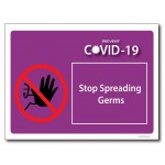 Stop Spreading Germs - A4