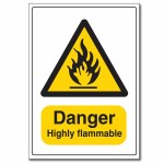 Danger Highly flam... - A5