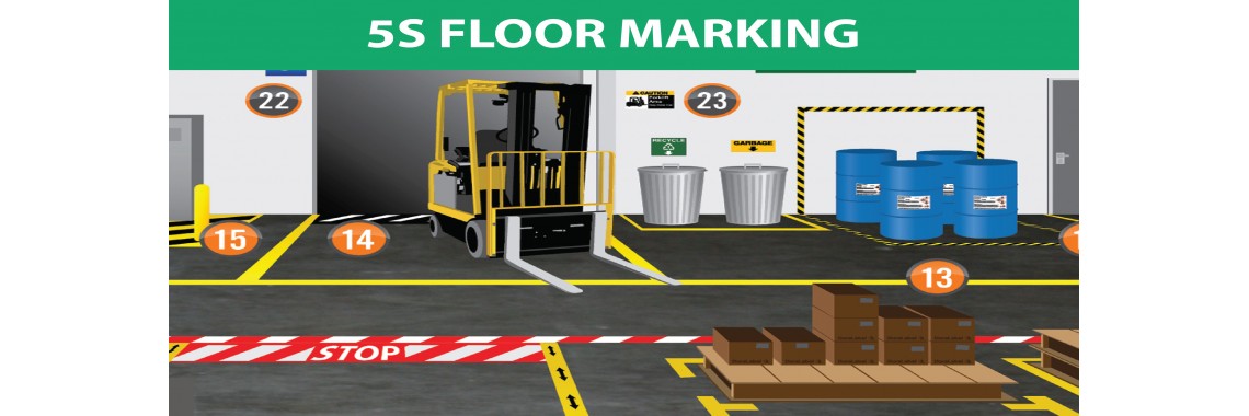 5s floor markings