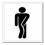 Male Sign - 5.85x5.85(inch)