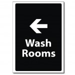 Wash Rooms Left - A5
