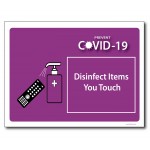 Disinfect Items You.. - A4
