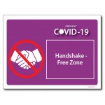 Handshake Free Zone - A4