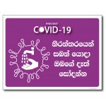 Wash Your Hands - Sinhala