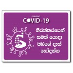 Wash Your Hands - Sinhala