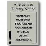 Allergens  & Dietary Notice