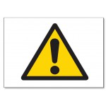 Caution -  5.85x5.85(inch)