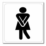  Female sign - 5.85x5.85(inch)